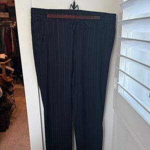 H&M Navy Pinstripe Men's Jogger/Dress Pants